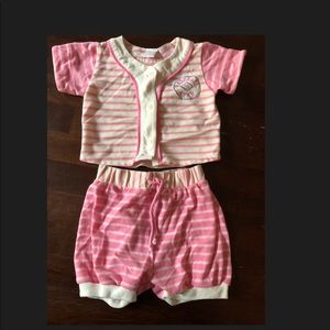 Little By Little cute baseball outfit—18 months